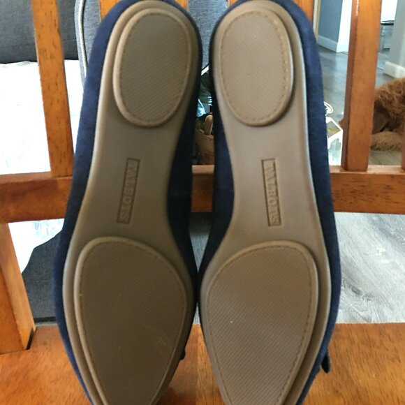 Talbots Becca Kiltie Driving Moccasins Size 8.5 M in Navy Suede New! - Picture 5 of 5